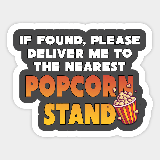 Popcorn Stand Sticker by ParkBound